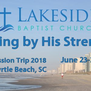 Youth Mission Trip 2018