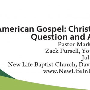 American Gospel: Christ Alone – Question and Answer