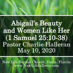 Abigail’s Beauty and Women Like Her (1 Samuel 25:10-38)