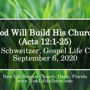God Will Build His Church (Acts 12:1-25)