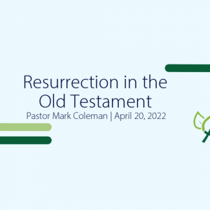 Resurrection in the Old Testament