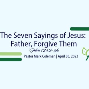 The Seven Sayings of Jesus on the Cross: Father, Forgive Them (Luke 19:34)