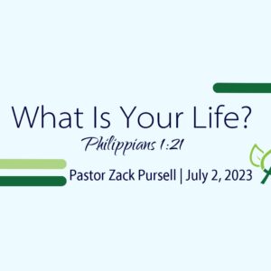 What Is Your Life? (Philippians 1:21)